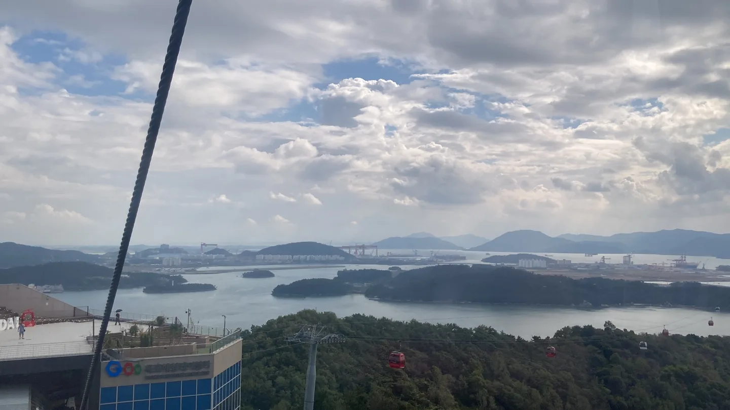 Mokpo Marine Cable Car in Mokpo · Jeonnam