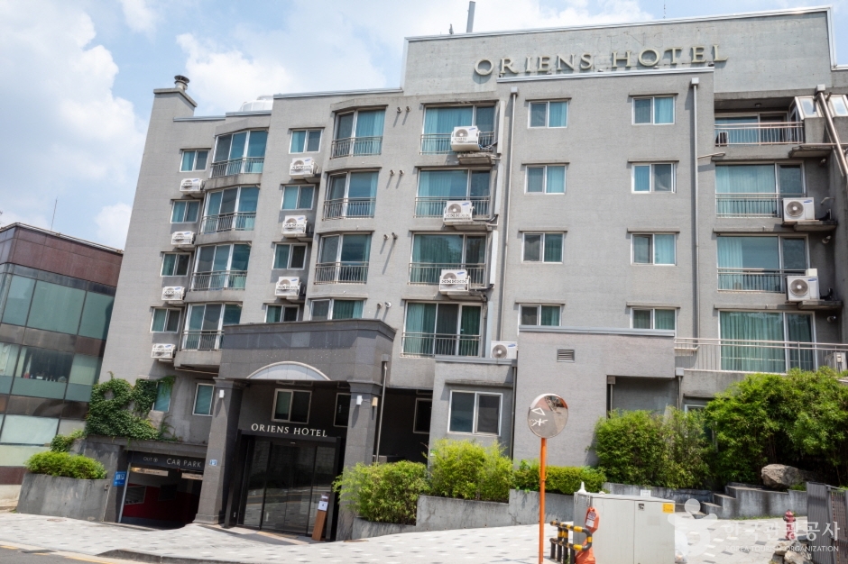 Exterior of Oriens Hotel and Residences near Namsan