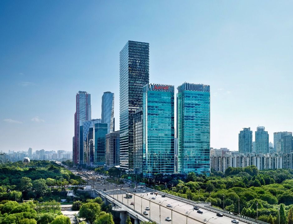 Yeouido Park Centre Marriott Executive Apartments overlooking Yeouido Park